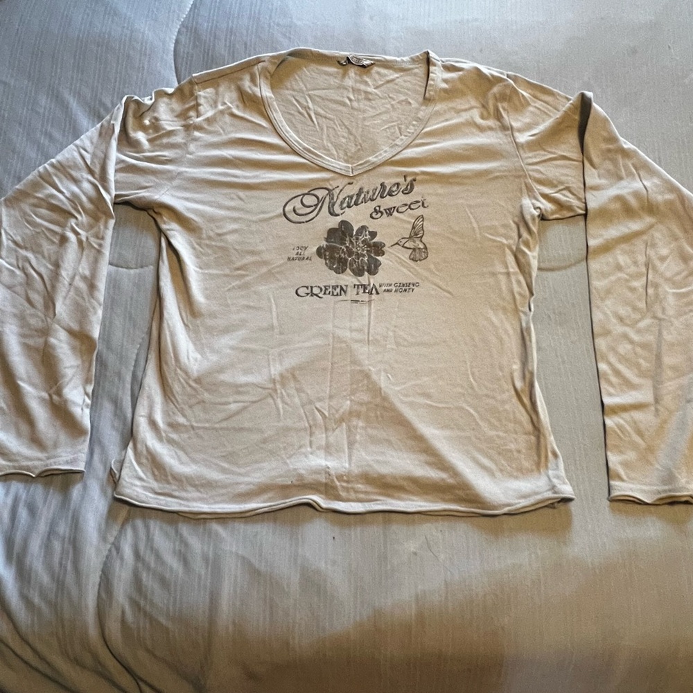 Nature's Sweet Cream Long Sleeve Top